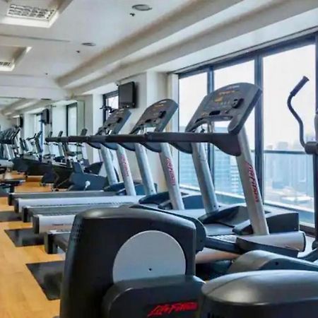 Luxury Modern Studio In Jlt With Amazing View & Rooftop Pool - Sleeps 3 Dubaj Kültér fotó