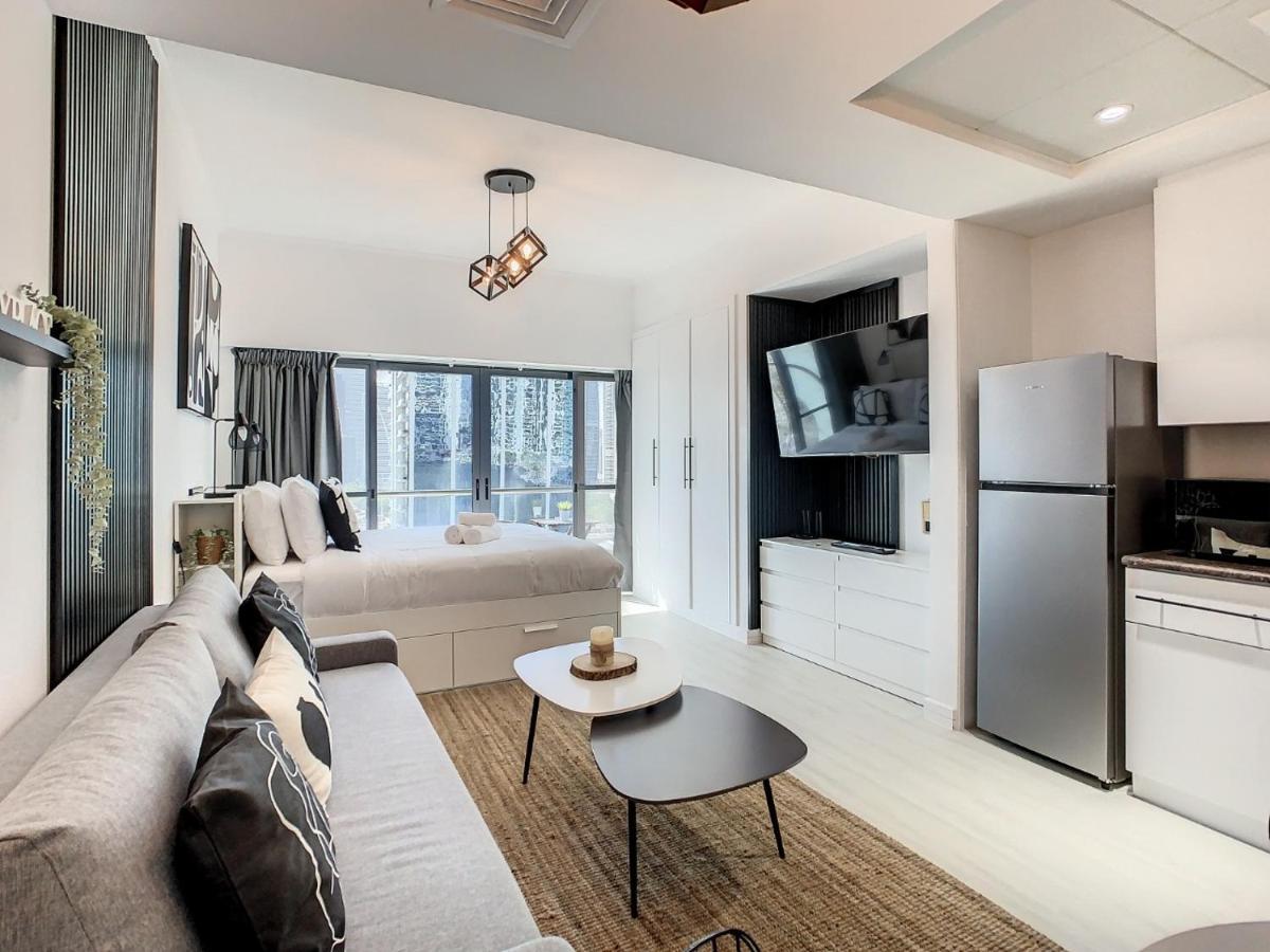 Luxury Modern Studio In Jlt With Amazing View & Rooftop Pool - Sleeps 3 Dubaj Kültér fotó