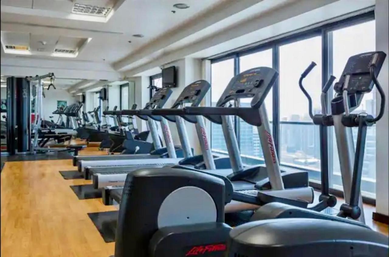 Luxury Modern Studio In Jlt With Amazing View & Rooftop Pool - Sleeps 3 Dubaj Kültér fotó